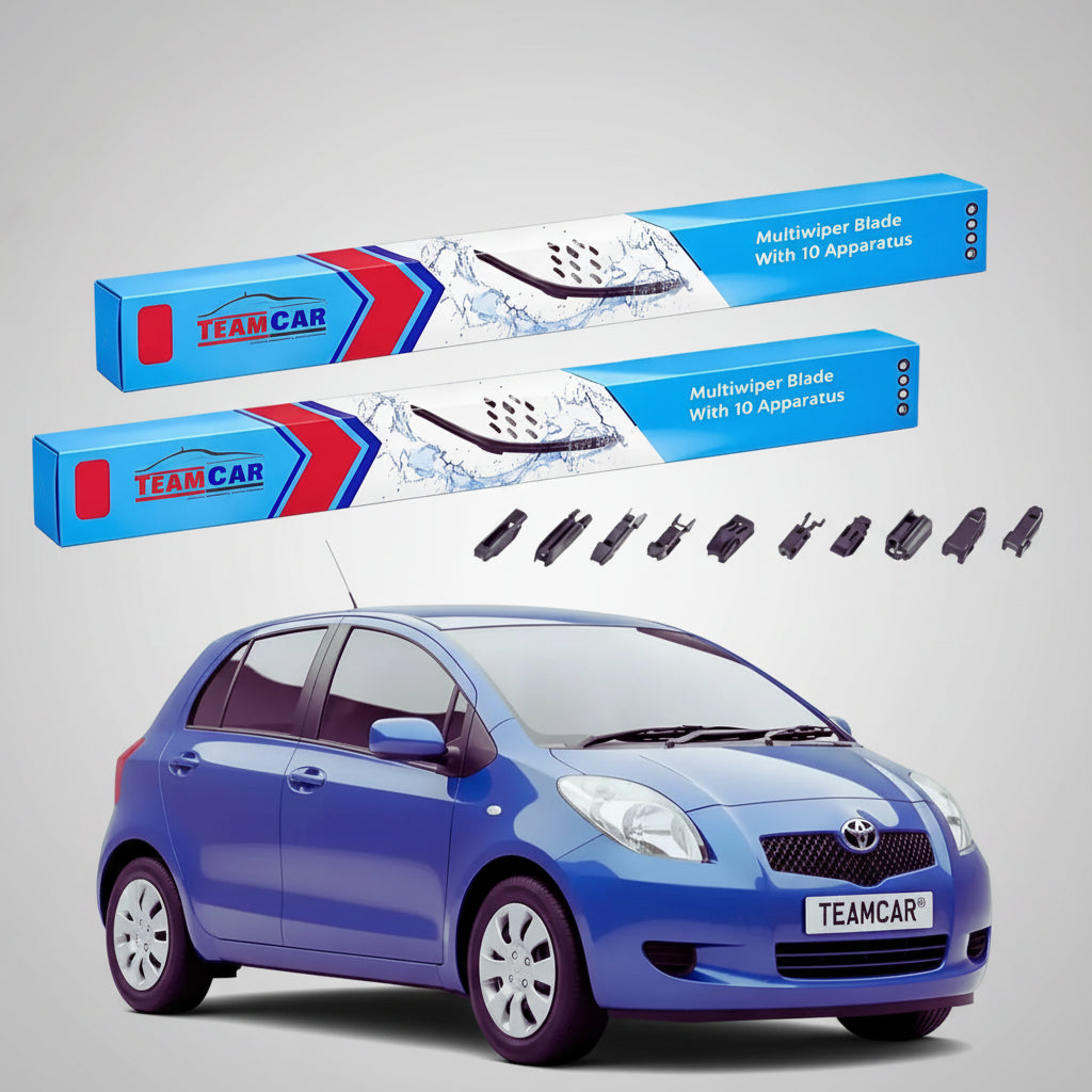 Ștergătoare Toyota Yaris P9 Hatchback 2005-2011 | Set Față Flat Premium – TeamCar®