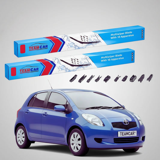 Ștergătoare Toyota Yaris P9 Hatchback 2005-2011 | Set Față Flat Premium – TeamCar®