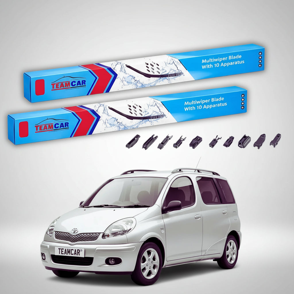 Ștergătoare Toyota Yaris Verso P2 MPV 2002-2005 | Set Față Flat Premium – TeamCar®