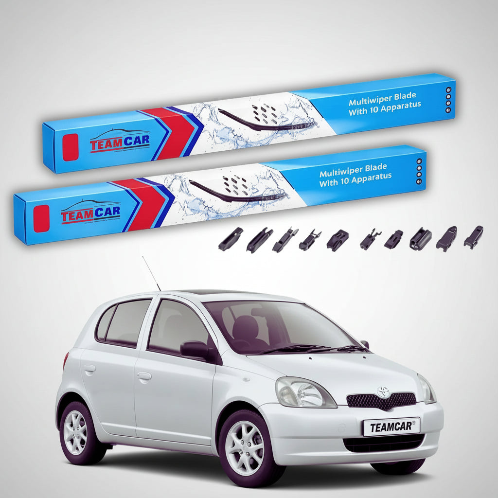 Ștergătoare Toyota Yaris P1 Hatchback France 2001-2006 | Set Față Flat Premium – TeamCar®