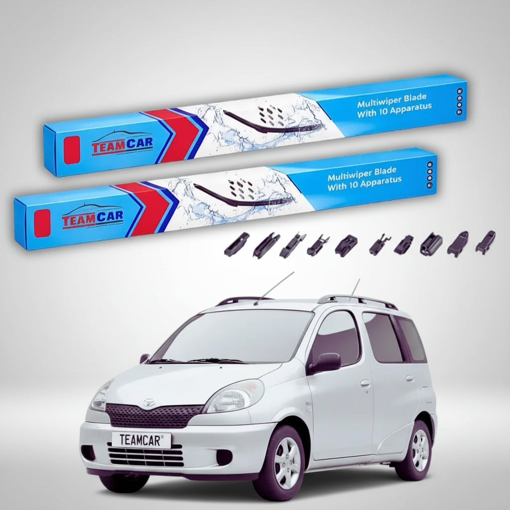 Ștergătoare Toyota Yaris Verso P2 MPV 1999-2002 | Set Față Flat Premium – TeamCar®