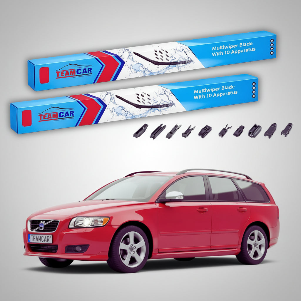 Ștergătoare Volvo V50 MW 2005-2012 | Set Față Flat – TeamCar®