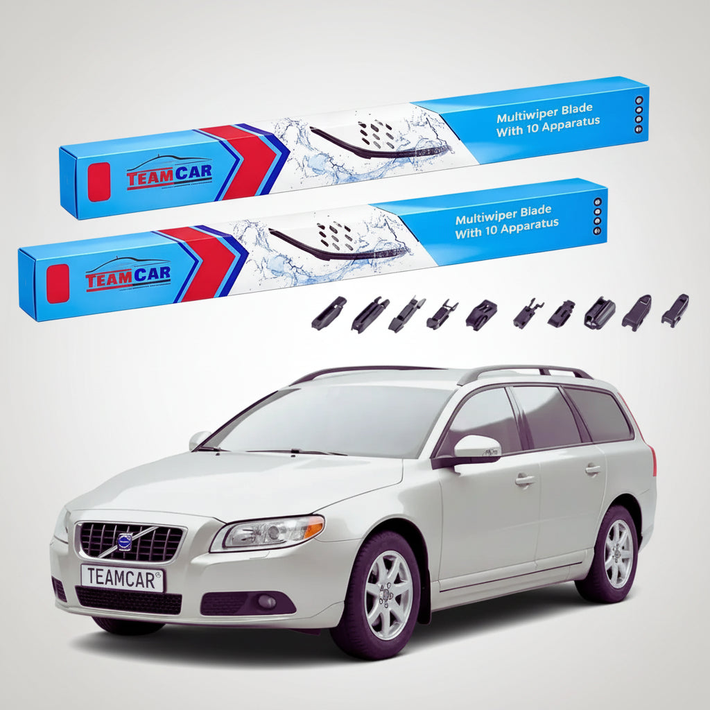 Ștergătoare Volvo V70 III 2007-2016 | Set Față Flat – TeamCar®
