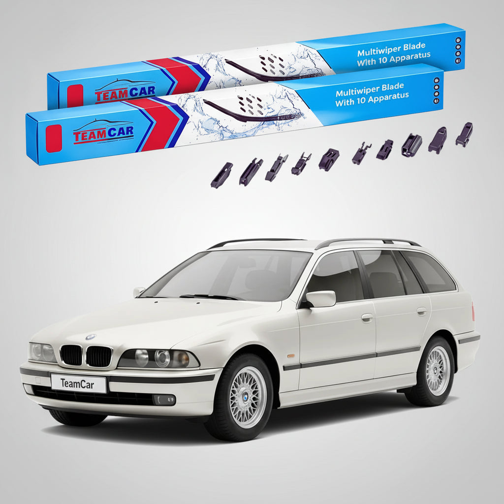 Ștergătoare TeamCar® pentru BMW Seria 5 Touring (E39) 1997–2004 – Set Față Flat Premium