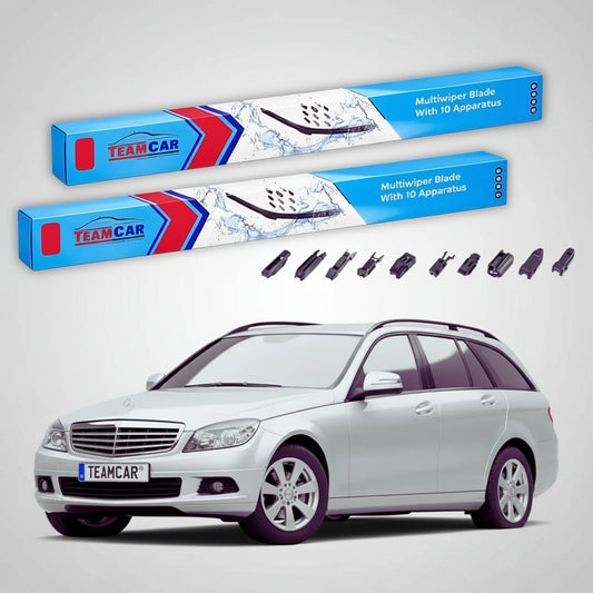 Ștergătoare Mercedes-Benz Clasa C S204 T-Model 2008-2013 | Set Față Flat – TeamCar®