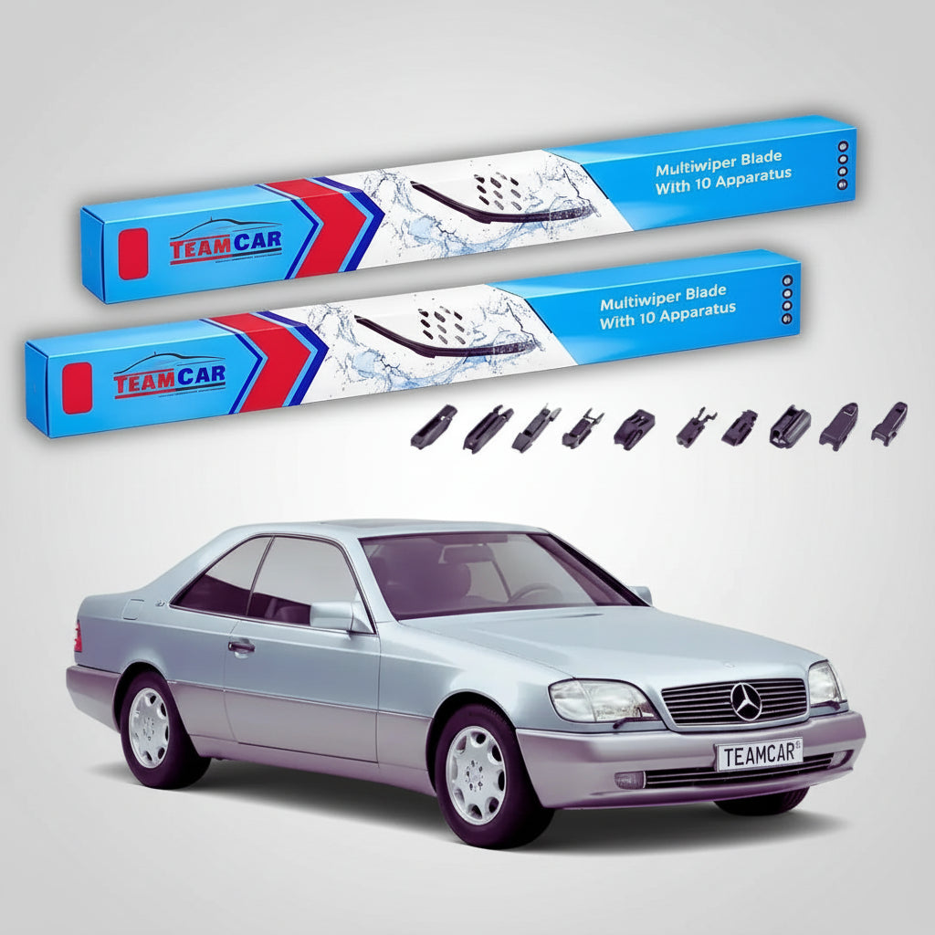 Ștergătoare Mercedes-Benz Clasa S Coupe C140 1992-1999 | Set Față Flat – TeamCar®