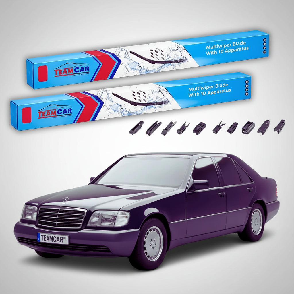 Ștergătoare Mercedes-Benz Clasa S W140 1991-1998 | Set Față Flat – TeamCar®