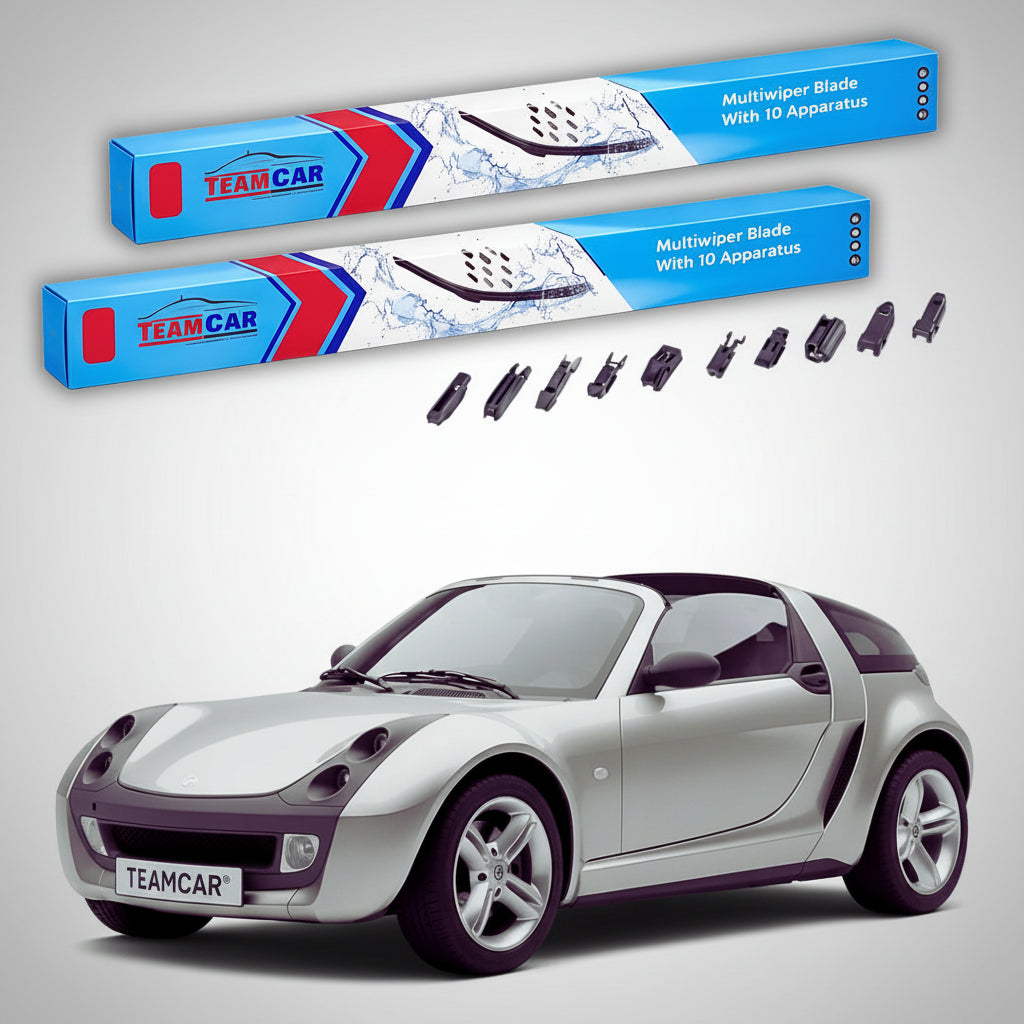 Ștergătoare Smart Roadster-Coupe 452 2003-2005 | Set Față Flat Premium – TeamCar®