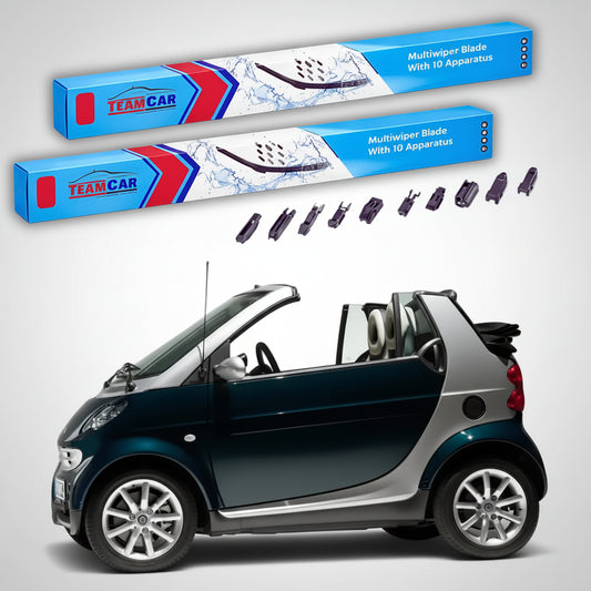 Ștergătoare Smart Fortwo Cabrio 450 2004-2007 | Set Față Flat Premium – TeamCar®