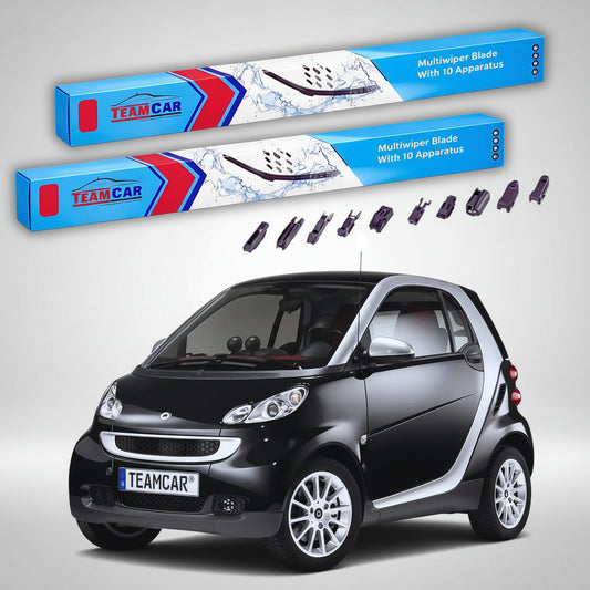 Ștergătoare Smart Fortwo Cabrio 451 2007-2015 | Set Față Flat Premium – TeamCar®
