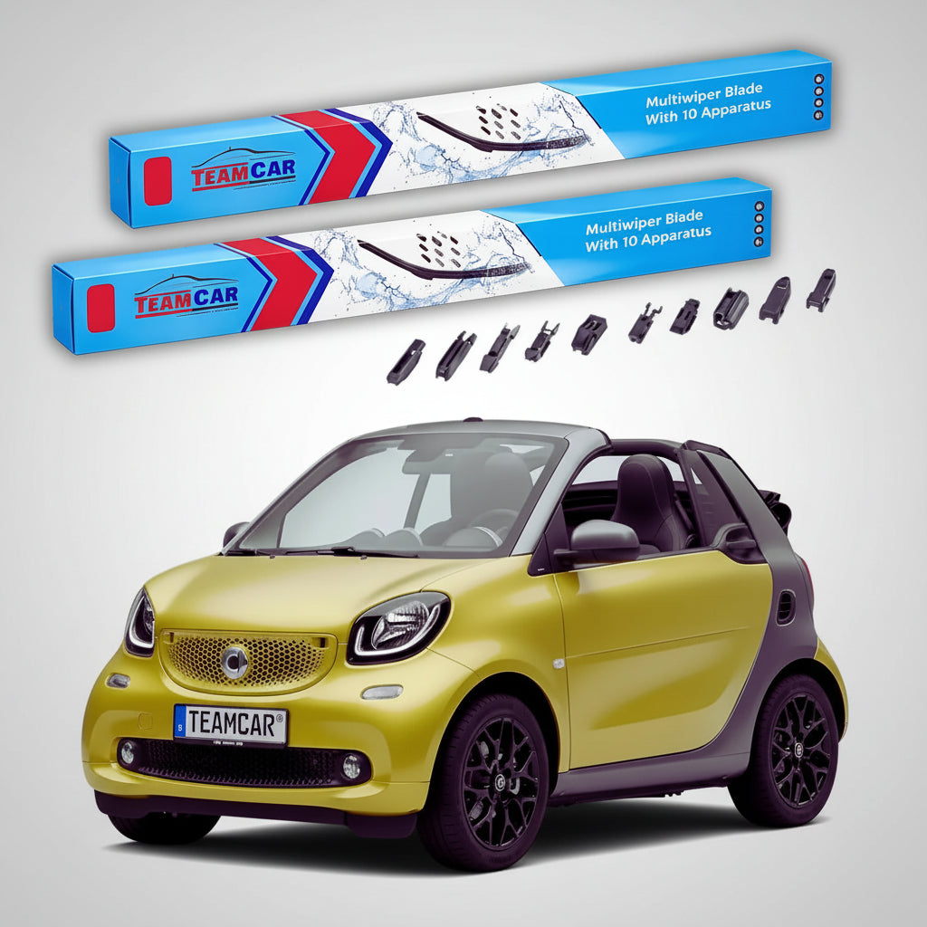 Ștergătoare Smart Fortwo Cabrio 453 2015-2021 | Set Față Flat Premium – TeamCar®