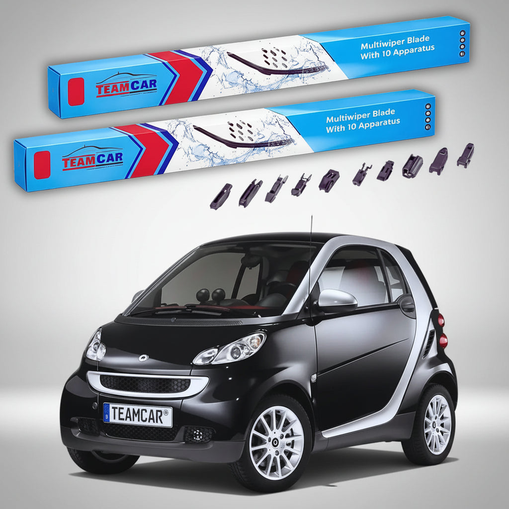 Ștergătoare Smart Fortwo Coupe 451 2007-2015 | Set Față Flat Premium – TeamCar®