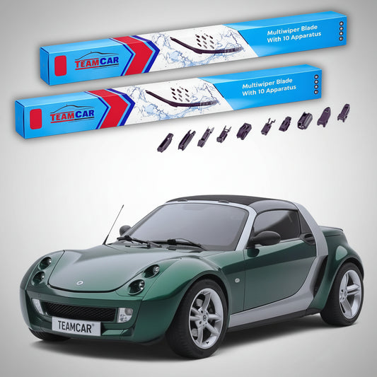 Ștergătoare Smart Roadster 452 2003-2005 | Set Față Flat Premium – TeamCar®
