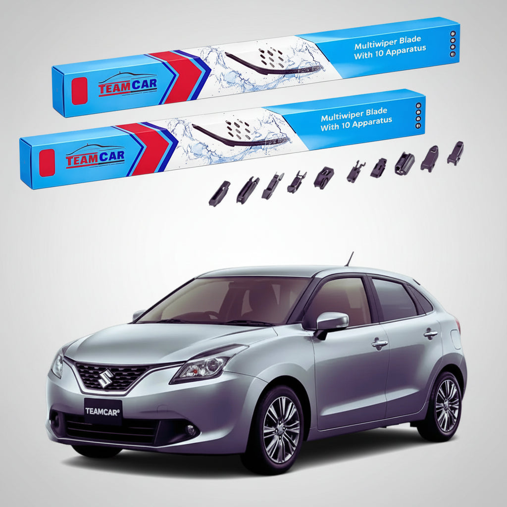 Ștergătoare Suzuki Baleno Hatchback FW/EW 2016+ | Set Față Flat Premium – TeamCar®