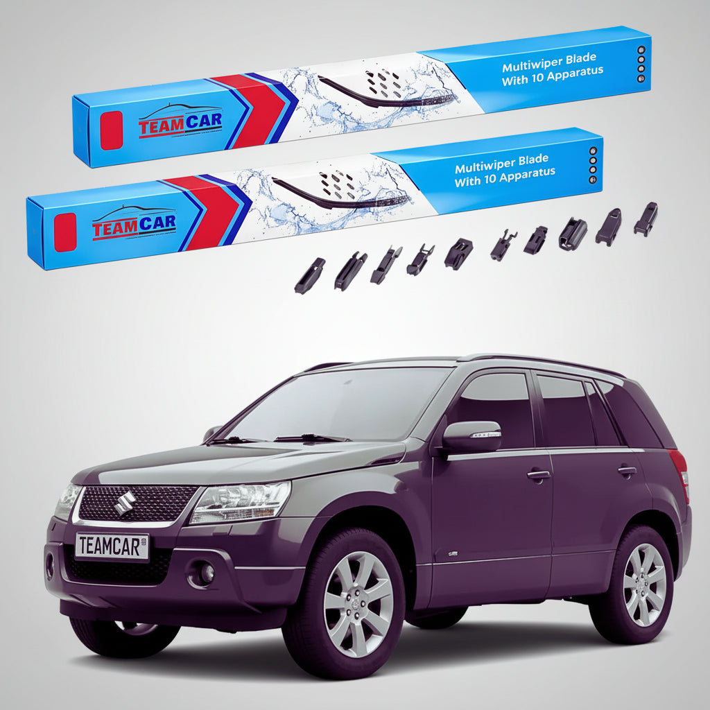 Ștergătoare Suzuki Grand Vitara II JT 5 Uși 2008-2012 | Set Față Flat Premium – TeamCar®