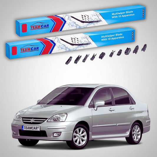 Ștergătoare Suzuki Liana Sedan ER 2002-2007 | Set Față Flat Premium – TeamCar®