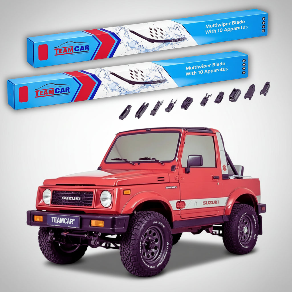 Ștergătoare Suzuki Samurai SJ 1987-2004 | Cabrio | Set Față Flat Premium – TeamCar®
