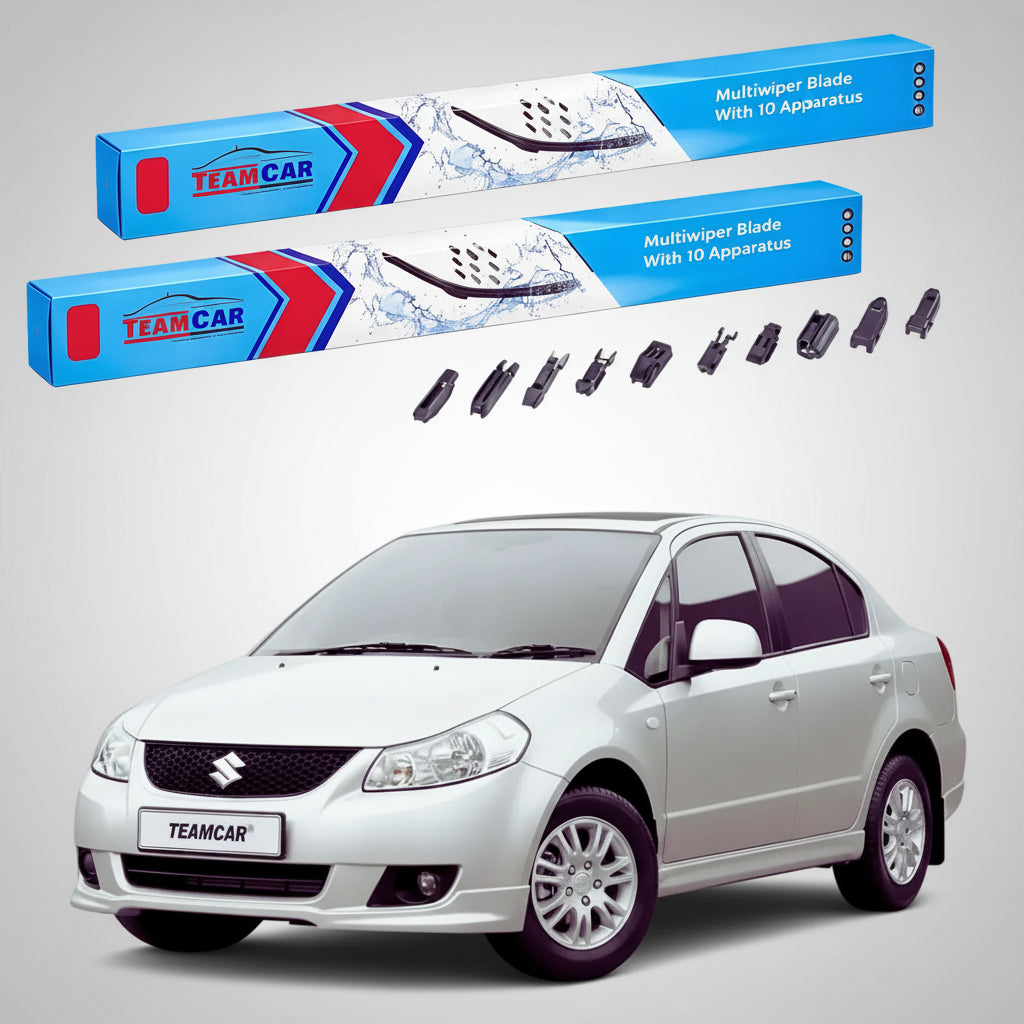 Ștergătoare Suzuki SX4 GY Sedan 2007+ | Set Față Flat Premium – TeamCar®