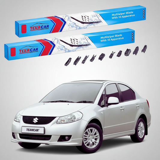 Ștergătoare Suzuki SX4 GY Sedan 2007+ | Set Față Flat Premium – TeamCar®