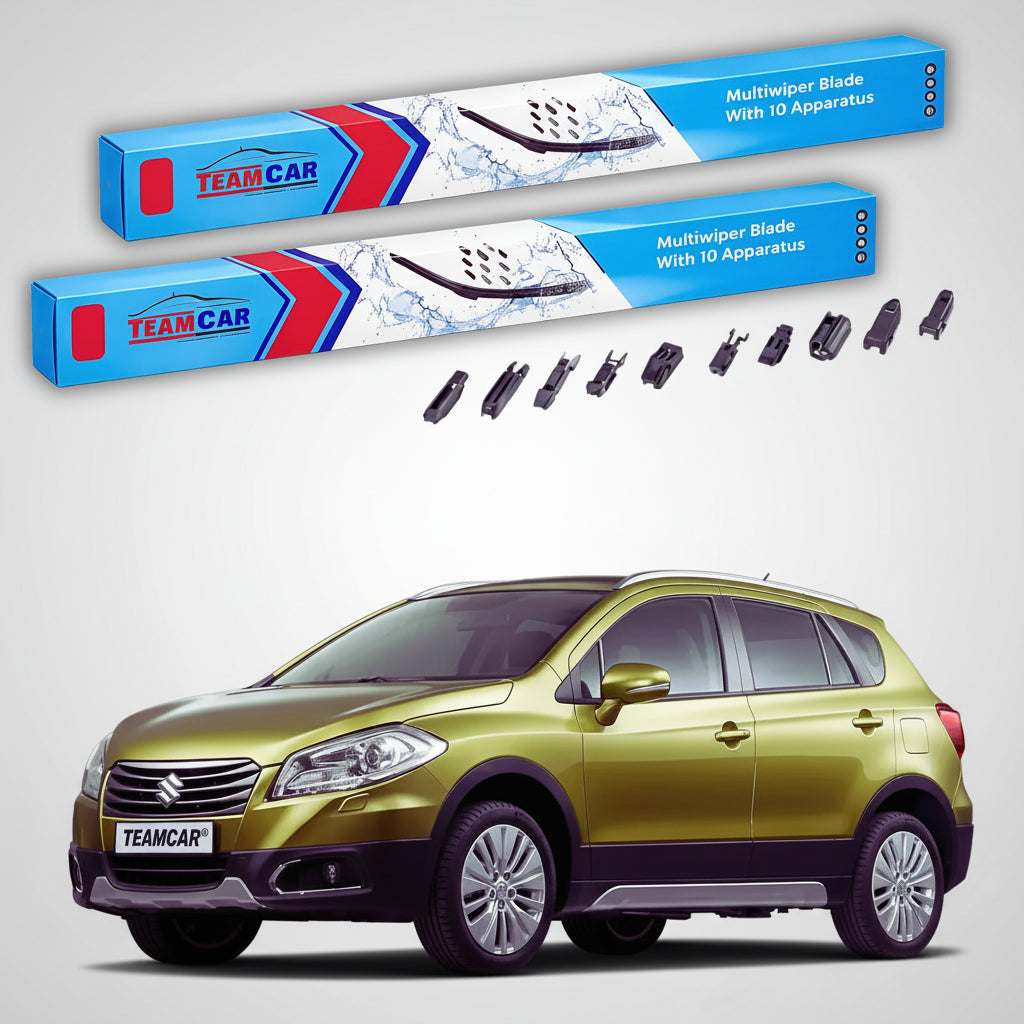 Ștergătoare Suzuki SX4 S-Cross JY 2013-2016 | Set Față Flat Premium – TeamCar®
