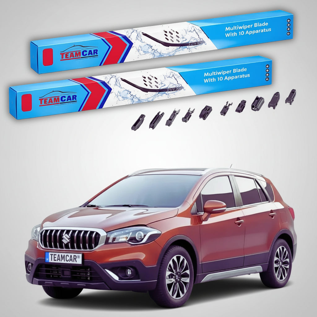 Ștergătoare Suzuki SX4 S-Cross JY 2016-2022 | Set Față Flat Premium – TeamCar®