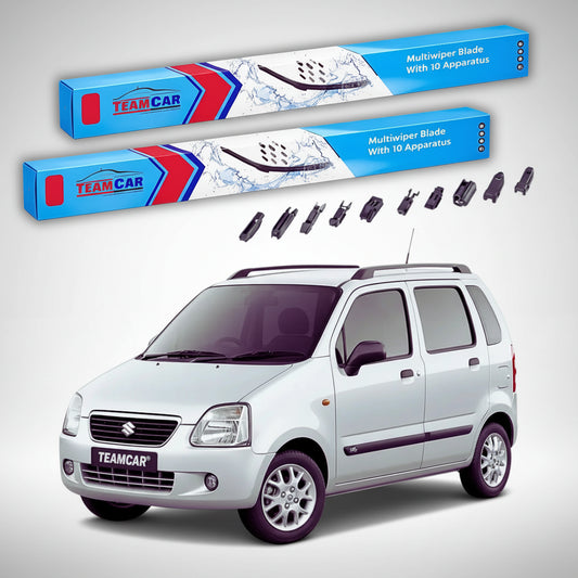 Ștergătoare Suzuki Wagon R+ EM 1997-2000 | Set Față Flat Premium – TeamCar®
