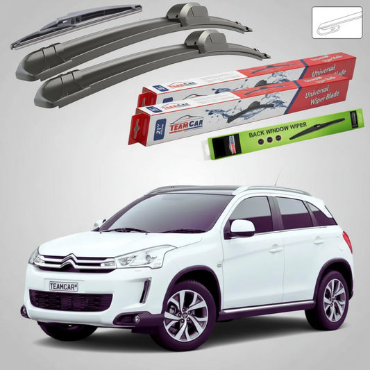 Ștergătoare Citroën C4 Aircross SUV 2012-prezent | Set Față și Spate Flat – TeamCar®