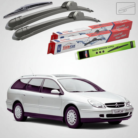 Ștergătoare Citroën C5 Break Gen 1 (DE) Estate 2001-2003 | Set Față și Spate Flat – TeamCar®