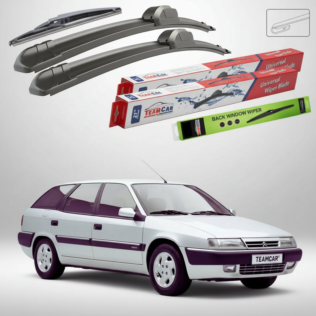 Ștergătoare Citroën Xantia Break X1 Estate 1995-1998 | Set Față și Spate Flat – TeamCar®