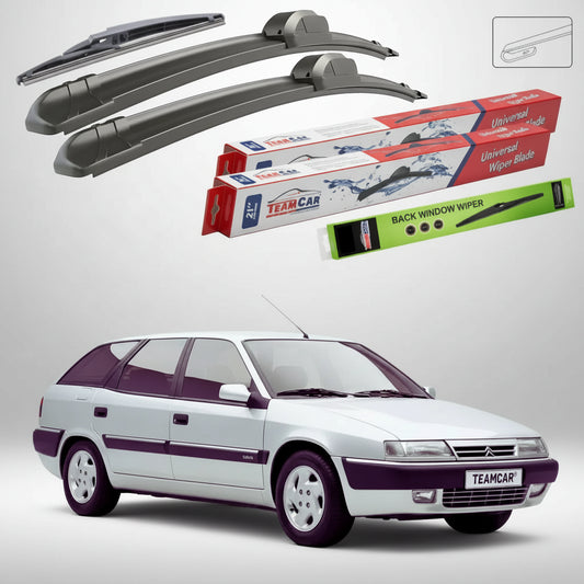 Ștergătoare Citroën Xantia Break X1 Estate 1995-1998 | Set Față și Spate Flat – TeamCar®