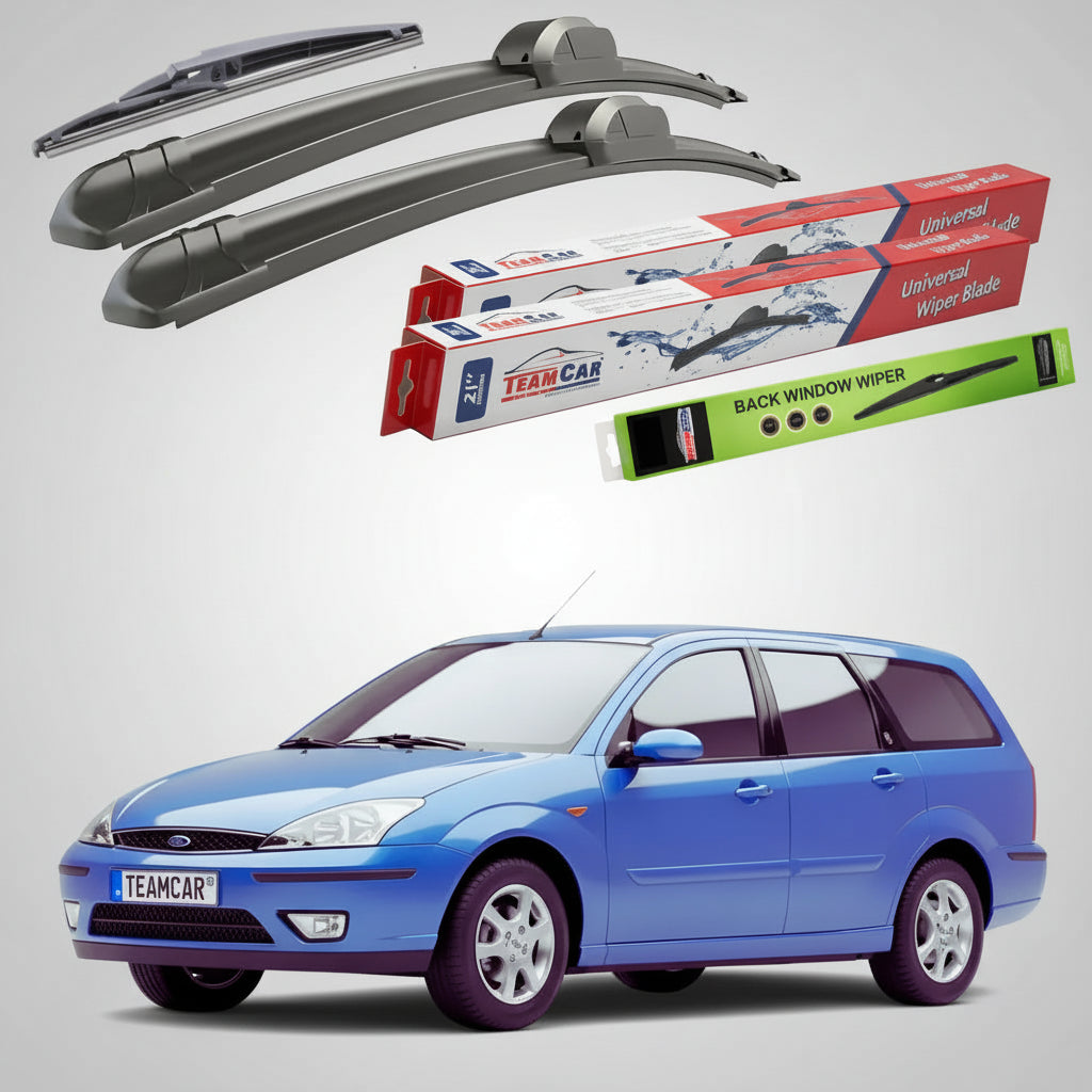 Ștergătoare Ford Focus Gen I DNW Estate 1999-2004 | Set Față și Spate Flat – TeamCar®