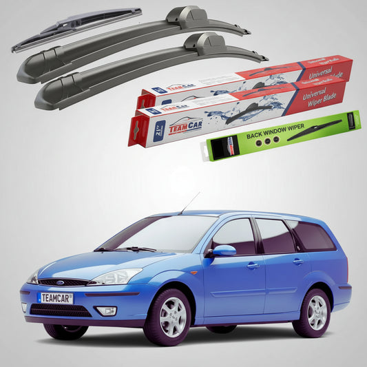 Ștergătoare Ford Focus Gen I DNW Estate 1999-2004 | Set Față și Spate Flat – TeamCar®