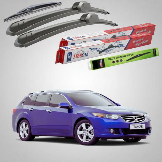 Ștergătoare Honda Accord Gen VIII Tourer (CW) Estate 2008-2015 | Set Față și Spate Flat – TeamCar®