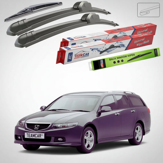 Ștergătoare Honda Accord Gen VII Tourer (CM) Estate 2003-2008 | Set Față și Spate Flat – TeamCar®
