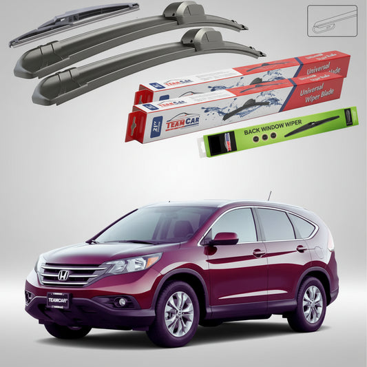 Ștergătoare Honda CR-V Gen IV (RE/RM) SUV 2012-prezent | Set Față și Spate Flat – TeamCar®