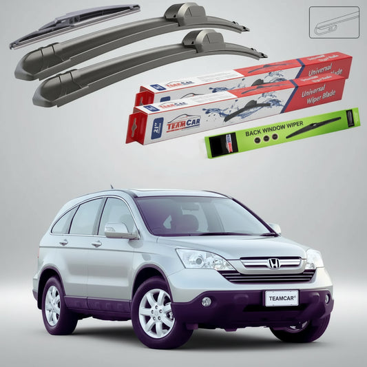 Ștergătoare Honda CR-V III RE SUV 2007-2012 | Set Față și Spate Flat – TeamCar®