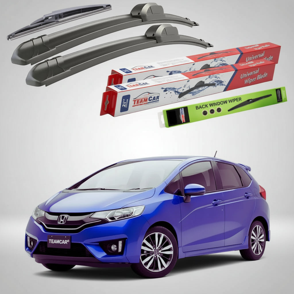 Ablaktörlők Honda Jazz Gen IV (GK3/GK5) Hatchback 2015-től napjainkig | Első és hátsó ablaktörlő lapos szett – TeamCar®