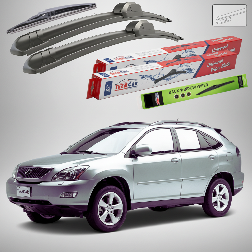 Ștergătoare Lexus RX (U3) SUV (2003–2008) Flat | Set Complet – TeamCar®
