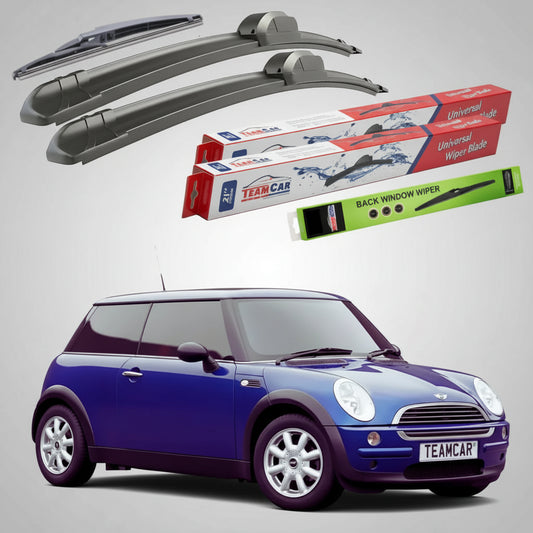 Ștergătoare Mini One R50 R53 2001-2004 | Set Față și Spate Flat – TeamCar®