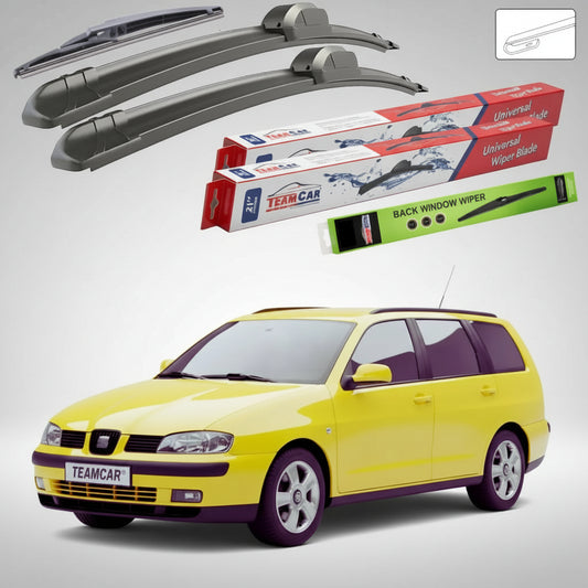 Ștergătoare Seat Cordoba Vario 6K5 1996-2002 | Set Față și Spate Flat – TeamCar®