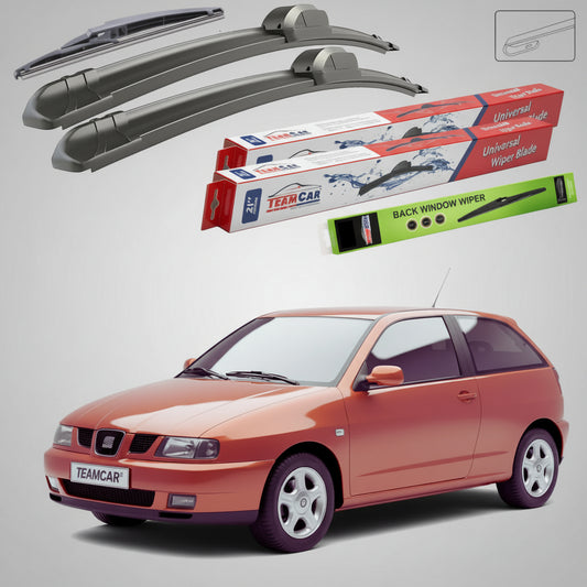 Ștergătoare Seat Ibiza 6K1 1993-2002 | Set Față și Spate Flat – TeamCar®