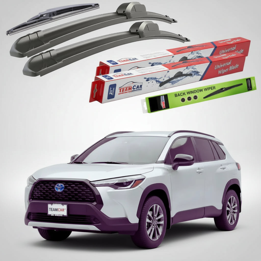 Ștergătoare Toyota Corolla Cross SUV 2020-prezent | Set Față și Spate Flat – TeamCar®