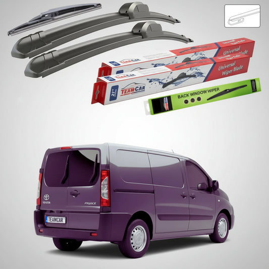 Ștergătoare Toyota Proace I Van 2-Doors 2013-2016 | Set Față și Spate Flat – TeamCar®