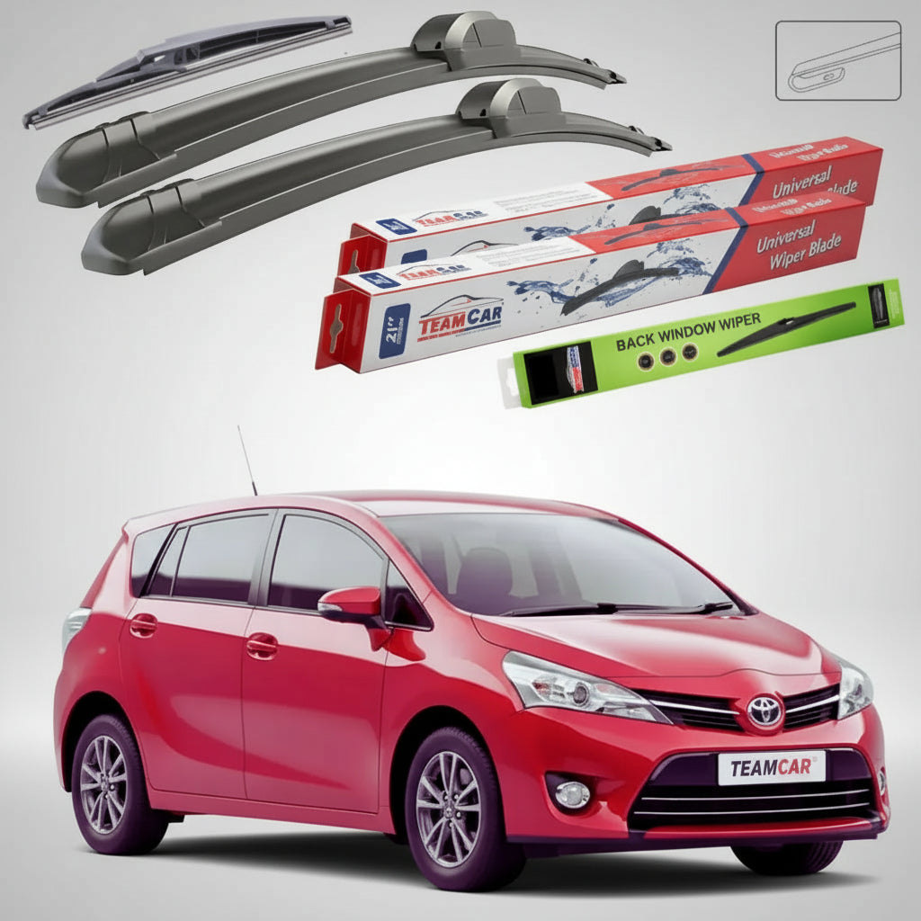 Ștergătoare Toyota Verso R2 AR20 2009-2018 | Set Față și Spate Flat – TeamCar®