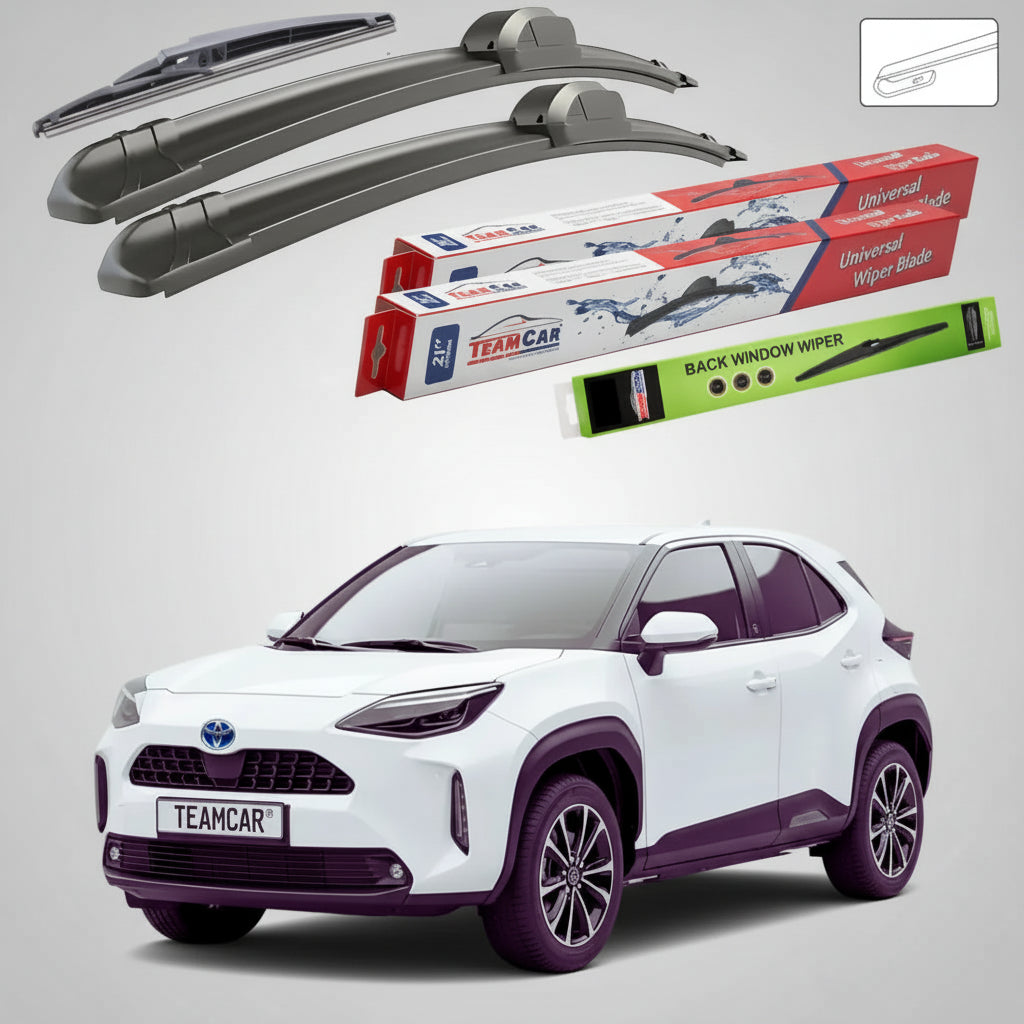 Ștergătoare Toyota Yaris Cross MXP SUV 2020-prezent | Set Față și Spate Flat – TeamCar®