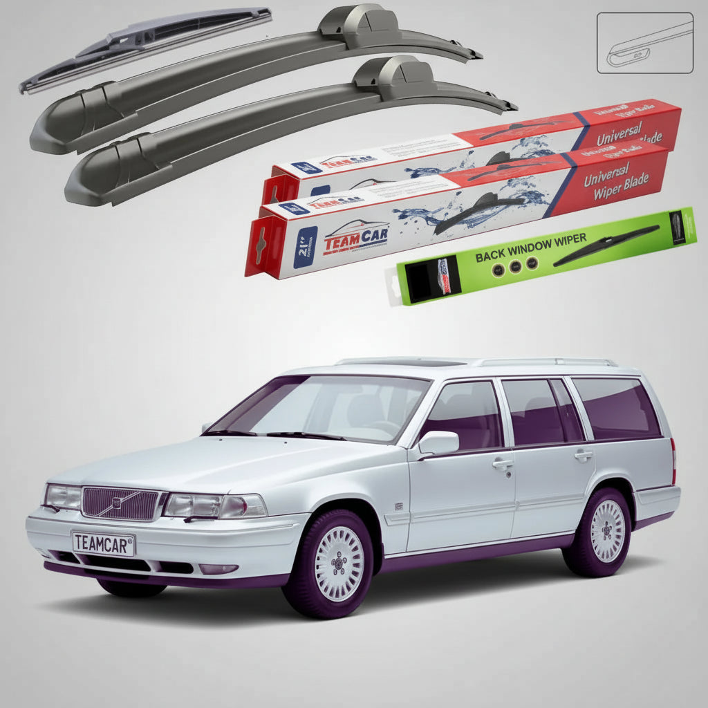 Volvo 960 S90 V90 1990-1998 ablaktörlők | Első és hátsó ablaktörlő lapos szett – TeamCar®