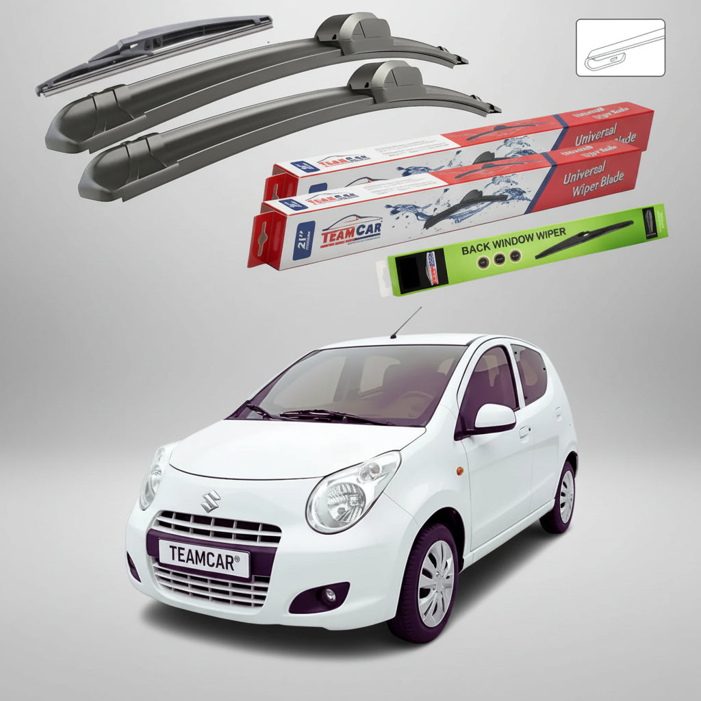 Ablaktörlők Suzuki Alto IV MF 2008-2014 | Első és hátsó ablaktörlő lapáttal – TeamCar®