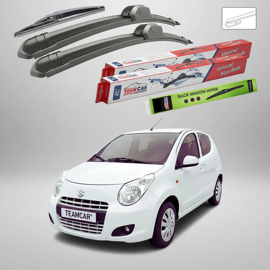 Ștergătoare Suzuki Alto IV MF 2008-2014 | Set Față și Spate Flat – TeamCar®