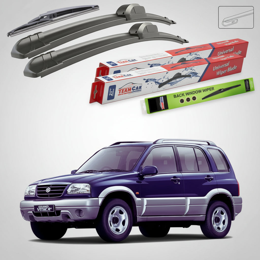 Ștergătoare Suzuki Grand Vitara I FT 5 Uși 1998-2005 | Set Față și Spate Flat – TeamCar®