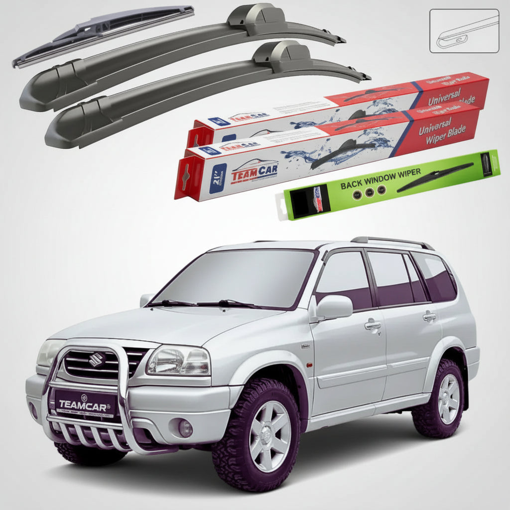 Ablaktörlők Suzuki Grand Vitara I XL-7 HT 1998-2005 | Első és hátsó ablaktörlő lapáttal – TeamCar®